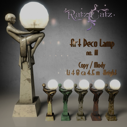 .: RatzCatz :. Art Deco Lamp III
