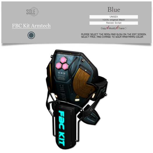 :::SOLE::: FBC Kit Armtech (Blue)