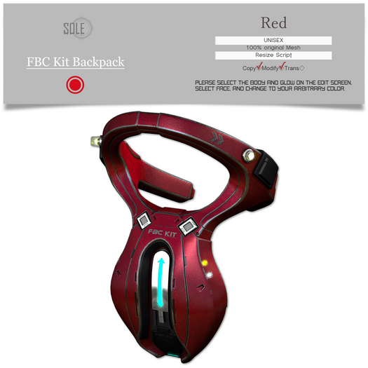 :::SOLE::: FBC Kit Backpack (Red)