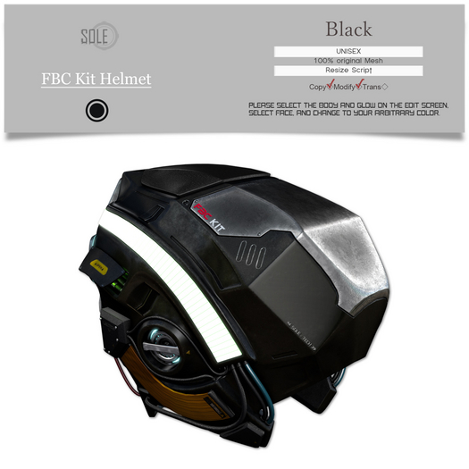 :::SOLE::: FBC Kit Helmet (Black)