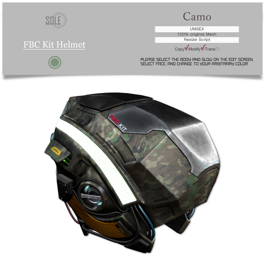 :::SOLE::: FBC Kit Helmet (Camo)