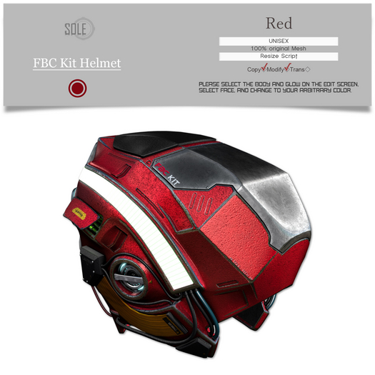 :::SOLE::: FBC Kit Helmet (Red)