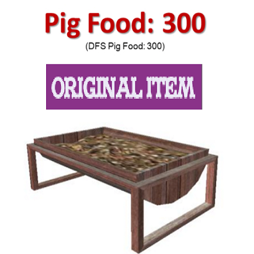 DFS Pig Food: 300 - ACTUAL ITEM