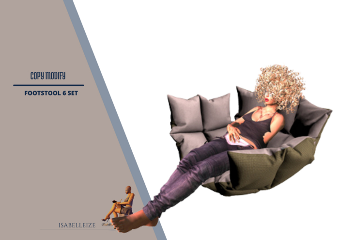Footstool 6 Set Copy Modify