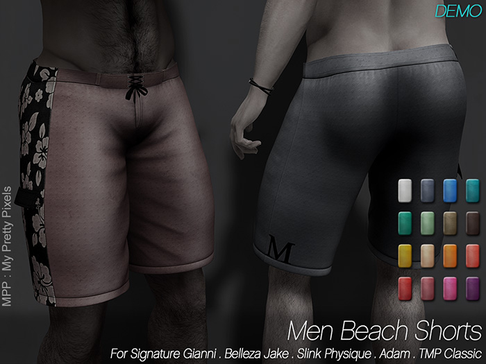- MPP - Men Beach Shorts - DEMO