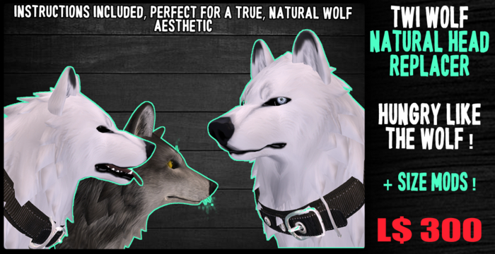 {WD} TWI WOLF NATURAL HEAD REPLACER