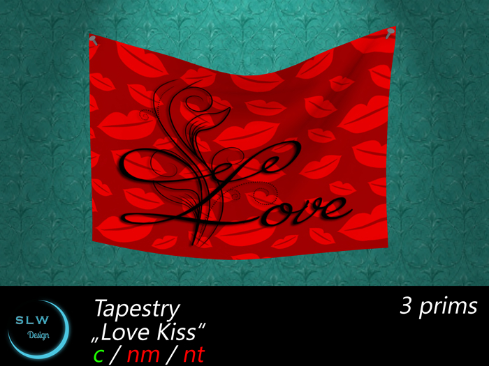 SLW Design - Tapestry Love Kiss