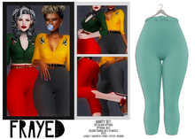 Frayed - Marty Pants - Mint
