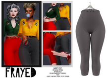 Frayed - Marty Pants - Grey