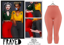 Frayed - Marty Pants - Coral