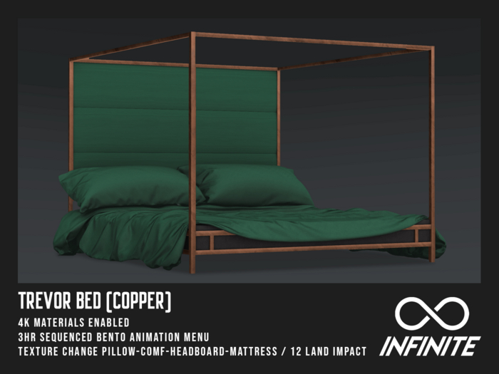 Infinite - Trevor Bed (PG) *Copper