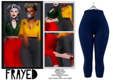 Frayed - Marty Pants - Blue