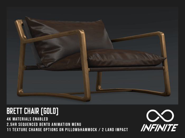 Infinite - Brett Chair (PG) *Gold