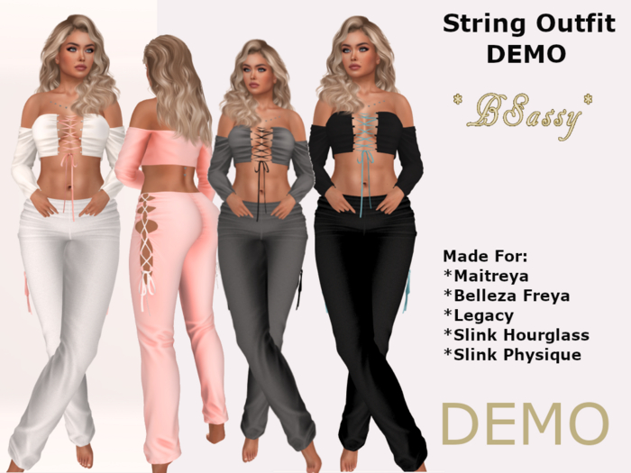 *BSASSY* STRING OUTFIT DEMO