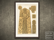 Grammar of Ornament - Celtic 01 | Mesh Frame with 6 texture options