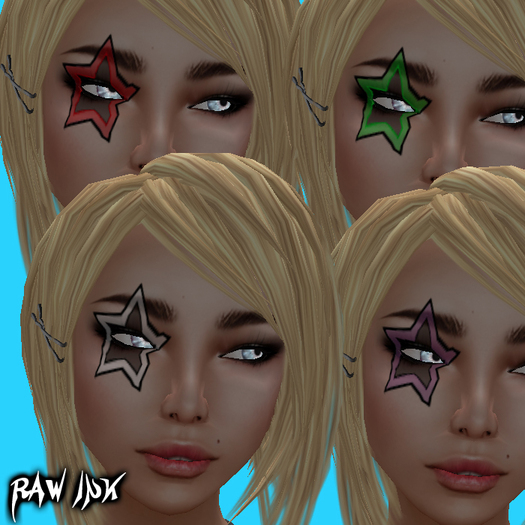 [Raw Ink] Derby Girl Star Face Tattoo