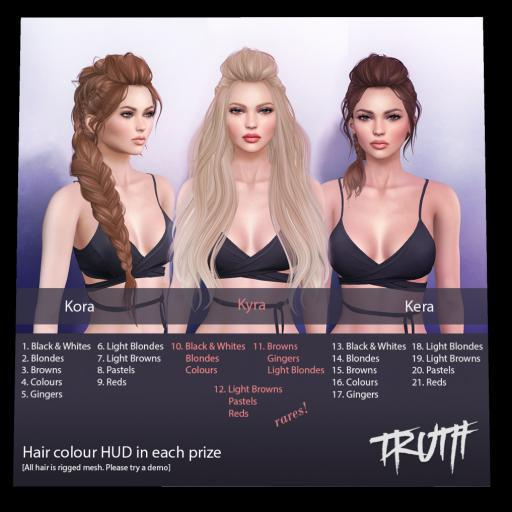 TRUTH HAIR Kyra [L/Browns Pastels Reds] Boxed RARE
