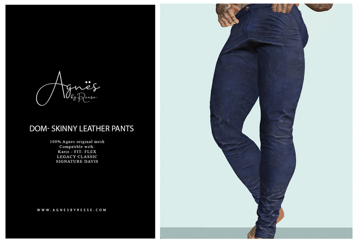 <Agnes> DOM SKINNY  KARIO-FIT- FLEX-LEG-SIGN DAVIS#2