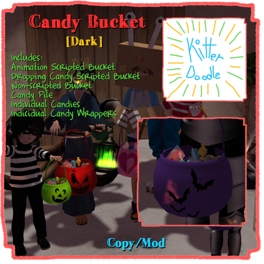 [KitterDoodle] Dark Candy Bucket