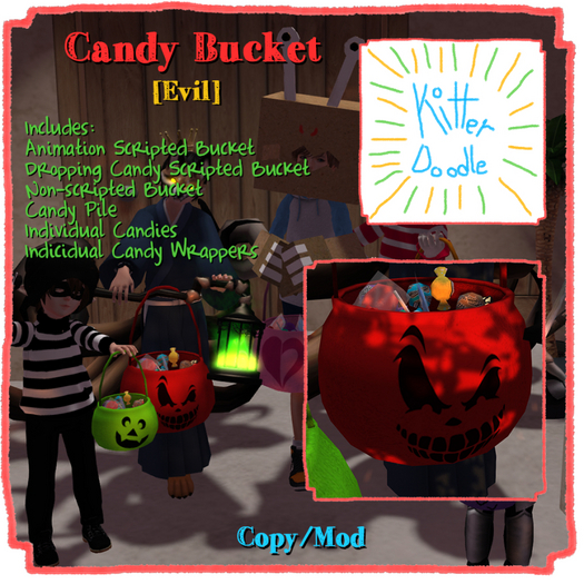[KitterDoodle] Evil Candy Bucket [Box]