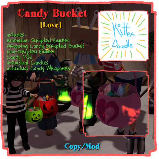 [KitterDoodle] Love Candy Bucket [Box]