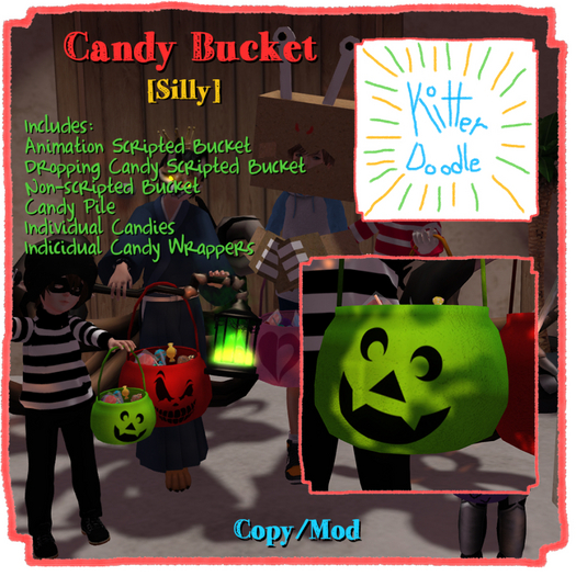 [KitterDoodle] SIlly Candy Bucket [Box]