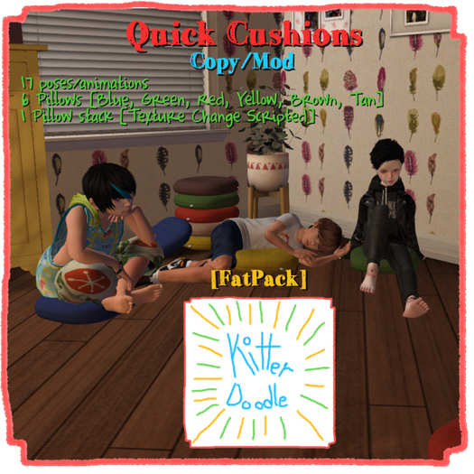 [KitterDoodle] Quick Cushions FatPack [Box]
