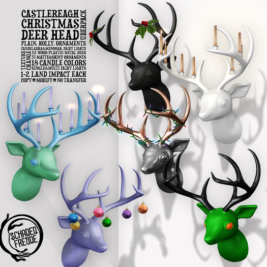Schadenfreude Christmas Castlereagh Deer Head Uberpack