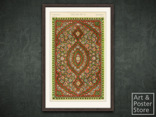 Grammar of Ornament - Indian 05 | Mesh Frame with 6 texture options