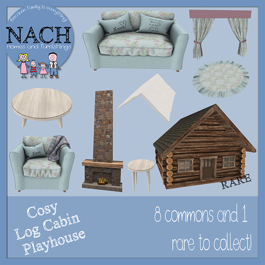 Nach Log Cabin RARE