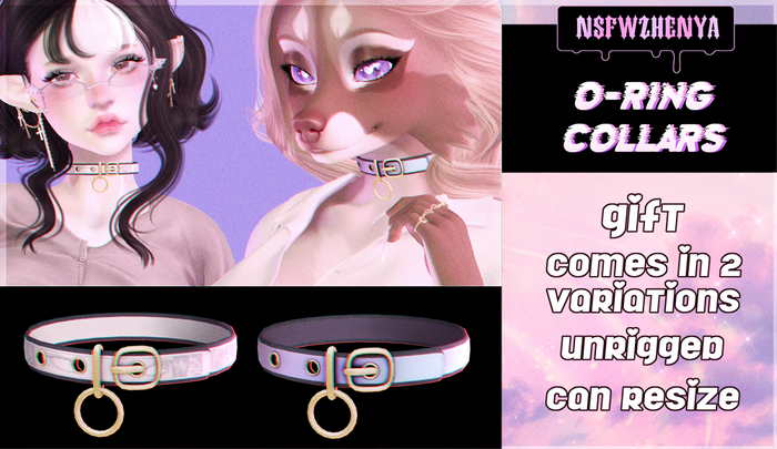 NSFWZHENYA - O-Ring collars GIFT