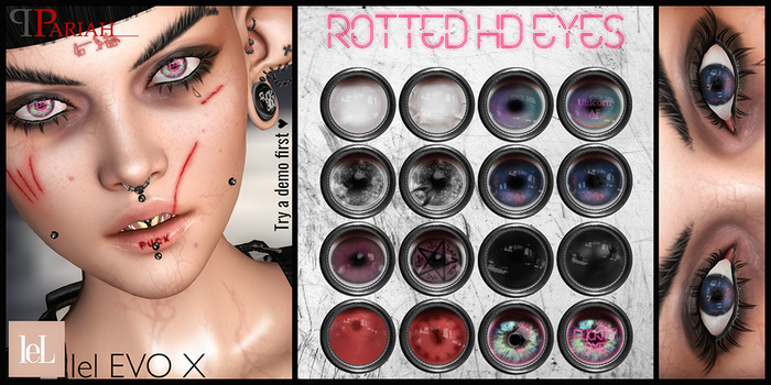 .:.Pariah.:. Rotted HD Eyes
