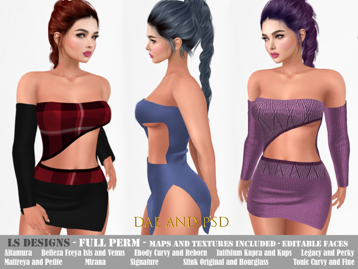 LS DESIGNS DRESS 0015 FULL PERM (DAE AND PSD)