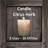 DFS Candle - Citrus Herb (DFS Texture Only)