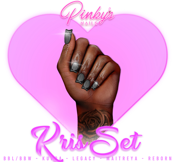 !! Pinky's Nails !! Kris Set ' Shorties