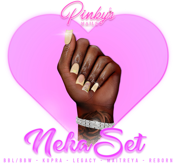 !! Pinky's Nails !! Neka Set ' Shorties