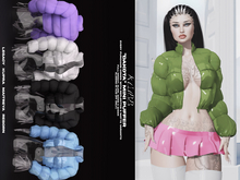 #KLUBB - "Dakota" Mini Puffer [Reptilian w/ Reflective & Matte]