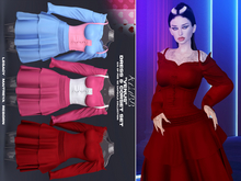 #KLUBB "Venus" Dress & Corset [Cherry]