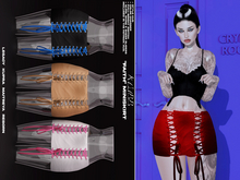#KLUBB "Faith" Miniskirt [Cherry]