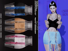 #KLUBB "Faith" Miniskirt [Crystal Meth]