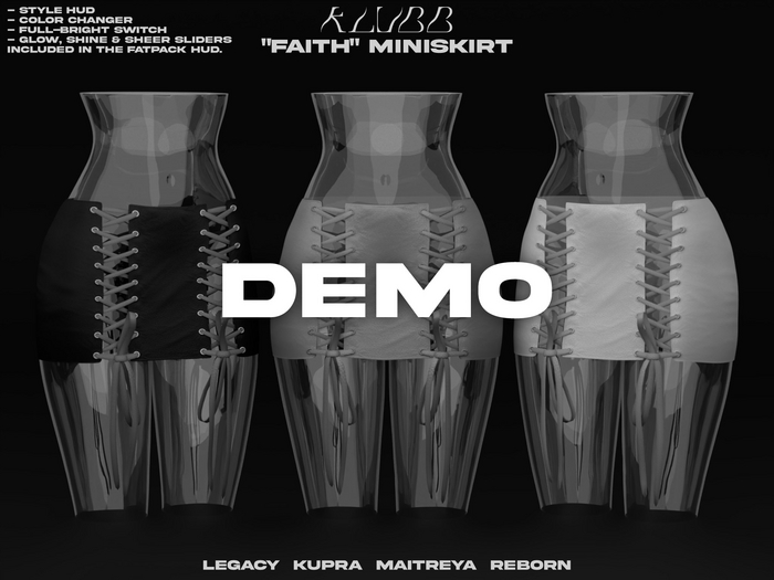 #KLUBB "Faith" Miniskirt [DEMO]