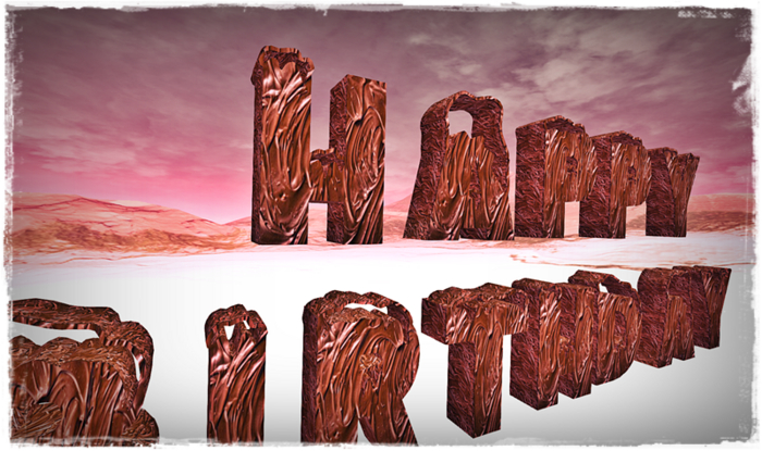 Chocolate Birthday font