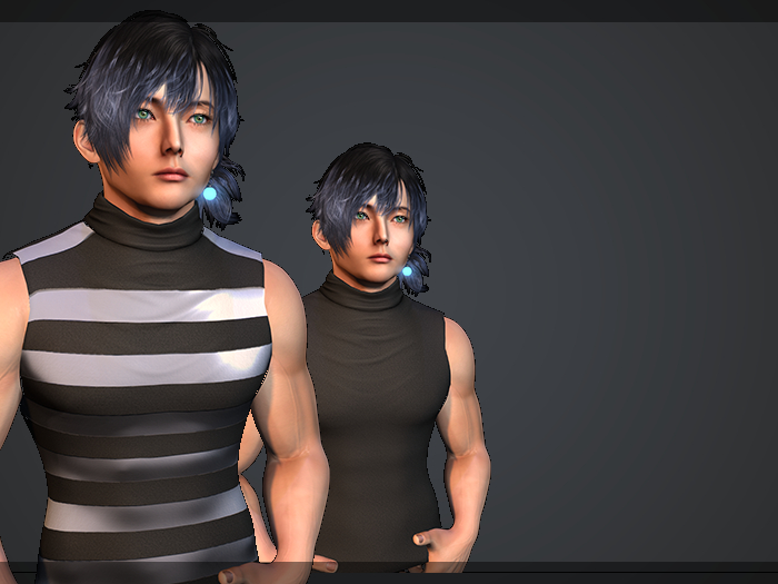 [LOAF] Diesel Turtleneck (B&W / Robber) // Belleza