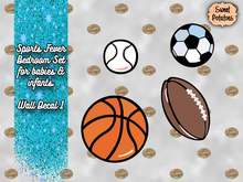 < SP > Sports Fever Bedroom Set - Wall Decal 1