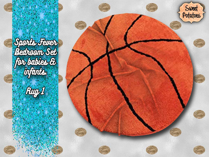 < SP > Sports Fever Bedroom Set - Rug 1