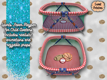 < SP > Sports Fever Bedroom Playpen for Child Avatars