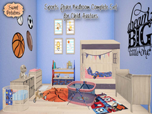 < SP > Sports Fever Bedroom Complete Set for Child Avatars