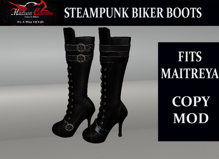 Steampunk Riding Boots