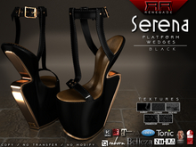 [Renegade] Serena Platform Wedges - Black