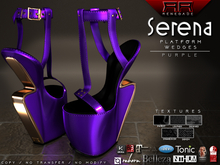 [Renegade] Serena Platform Wedges - Purple